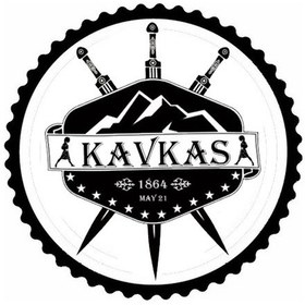 Resim Kafkas Sembolleri Tasarım 11.model Sticker 10 X 10 Cm 