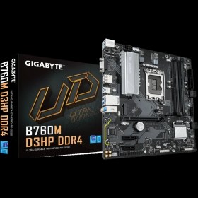 Resim Gıgabyte B760M D3HP Ddr4, 4xddr4, 2xm.2, Dp, Hdmı, Vga, 12-13.14.nesil, LGA1700 Soket, Anakart 