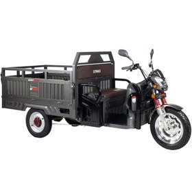 Resim Stmax Gf5000 3 Tekerli Kasalı Elektrikli Moped - Gri 