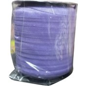 Resim Çamaşır Lastiği Düz 1 cm 1 Metre Lila 