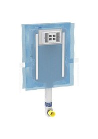 Resim Geberit Alpha 109.175.00.1 Alaturka Gömme Rezervuar. 8cm Beyaz 