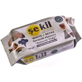 Resim Şekil Seramik Hamuru 500Gr. - Beyaz 