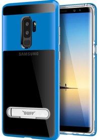 Resim Buff Galaxy S9 Plus İle Uyumlu Air Bumper Kılıf Blue Mavi 