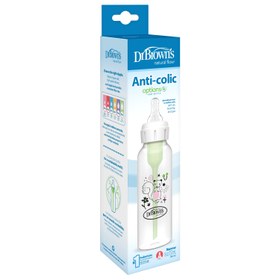 Resim 250 ml Dar Ağız Antikolik Sincap Desenli PP Biberon, Tekli Paket 