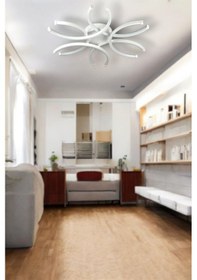 Resim Levora Modern Tasarım - Salon - Mutfak - Yatak Odası Beyaz Re... Beyaz 