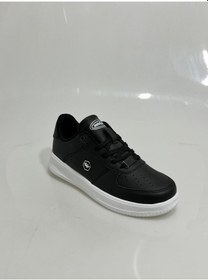 Resim 2542 Wickers Siyah-beyaz Poli Taban Hafif Bayan Spor Ayakkabısı Siyah - Beyaz 