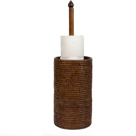 Resim Rattan Tuvalet Kağıdı Standı 
