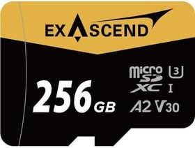 Resim Exascend 256GB 175MB/s A2 V30 MicroSD Hafıza Kartı 