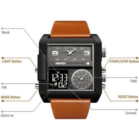 Resim Sones Olevs 3646 Erkek Çok Fonksiyonlu Ay Evresi Taşlı Su Geçirmez Kuvars Saat Gri 