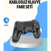 Resim Belle Fusion Bfs Ps4 Uyumlu Kablosuz Oyun Kolu Ergonomik Çift Titreşimli 