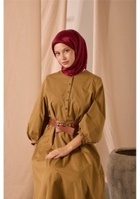 Resim Silk Home Düz Shiny Eşarp 75006-74 kırmızı 