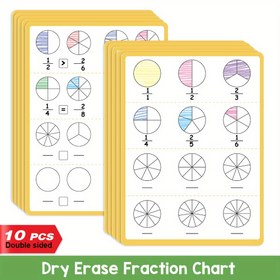 Resim 10'lu Paket Çift Taraflı Oranıman Manipülatifleri - 1. Sınıf-3. Sınıf Sınıf Ev Okulu Öğrenme için Renkli Matematik Oyunları & Depolama, Öğretmen Onaylı Eğitici Araçlar Numara Çizgileri, Şekiller & Semboller ile, İnteraktif Öğrenme ve Ödevler için Dayanıklı Kağıt, Sınıf Malzemeleri, Görsel Öğretim Yardımcıları, Kolay Temizlenebilir Yüzey 