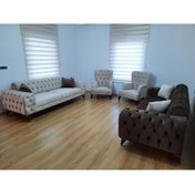Resim DİLA'S HOME MOBİLYA Akik Yataklı Chester Koltuk Takımı 