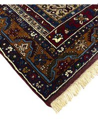 Resim Yahyalı Halısı %100 Yün Seccade 84x125 Kök Boya Özel Namazlık 