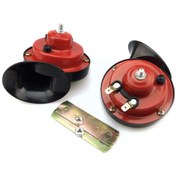 Resim Geeksen 12v Çift Tonlu Yüksek Sesli Elektrikli Salyangoz Korna - Motosiklet, Araba Ve Tekneler İçin 