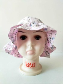 Resim Kitti 4-6 Yaş Kız Bebek & Çocuk Yazlık Fötr Şapka 