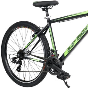 Resim Sarissa Moon 27,5" Jant Mtb Ön Amortisörlü Shimano Kelebek 21 Vites V Fren Dağ Bisikleti Siyah Yeşil 
