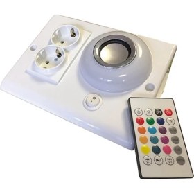 Resim Çağatay Elektrik Dolap ve Tezgah Altı Bluetooth Müzik Çalar Prizmatik Beyaz 