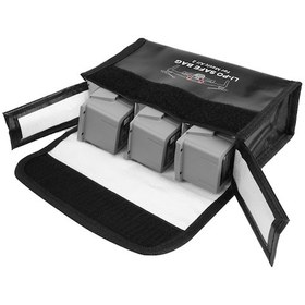 Resim Folinda Djı Mavic Air 2 İçin Cam Fiber 3 Pil Depolama Çantası - Patlama Engellli, Isı Ve Ateş Direnci, Taşınabilir 