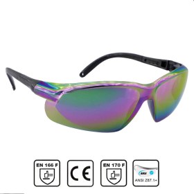 Resim Nzb Bisiklet Güneş Gözlüğü Motorcu Uv Korumalı Yüz Ayarlı Motorcu Toz Koruma Bisikletçi Gözlük Aynalı Gökkuşağı 