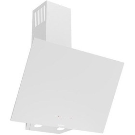 Resim Ferre D078 Sılent Art Tek Cam Dijital Beyaz Davlumbaz 