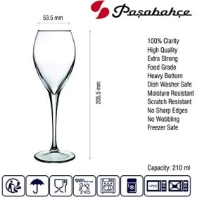 Resim Monte Carlo Şarap Kadehi, 6'lı, 210 cc 