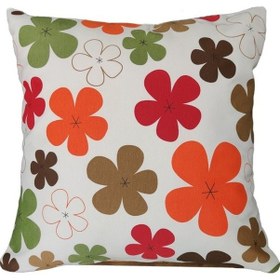 Resim Papatya Desenli Yastık Kılıfı 43X43 Cm 