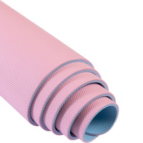 Resim Gymo UltraGrip Hizalamalı 6mm TPE Yoga Matı Pilates Minderi Pembe 