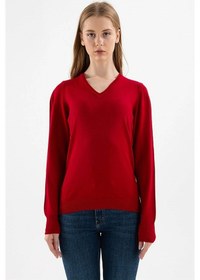 Resim Fashion Friends Kadın Kazak Bordo 23k0244k1 24ke21000002 E2186 Bordo 