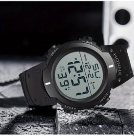 Resim Cloud011 Mavi Spor Dijital Kol Saati 24 Saat Gösterge Alarm Gece Işığı Pvc Kayış Unisex Diğer 