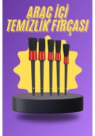 Resim Nm-store 5 Parça Araç İçi Temizlik Fırçası Araç İçi-dışı Temizleme Fırça Seti 