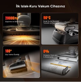 Resim Roborock F25 RT Islak Kuru Akıllı Dikey Süpürge 