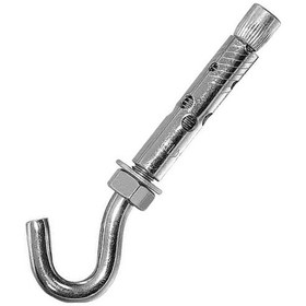 Resim M6x90 Açık Kancalı Çelik Dübel Çap : 8 Mm Dubel 1 Adet Fiyatıdır 