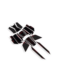Resim Gp Kompozit Honda Adv 350 2023-2026 Uyumlu Full Pad Seti Karbon-kırmızı 