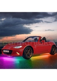 Resim Araç Altı Rgb Led Aydınlatma Şerit Led App Kontrollü 
