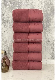 Resim Özdilek Ditsy El-yüz Havlusu 6 Adet-mürdüm Çok Renkli 