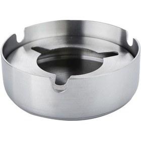 Resim 10 Adet Çelik 8 Cm Kafe Restaurant Lokanta Yuvarlak Kül Tablası Küllük Cin955-10 