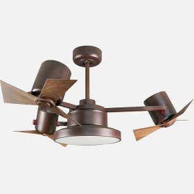 Resim Dlc Garbion LED Kahverengi Uzaktan Kumandalı 112 cm Tavan Vantilatörü 