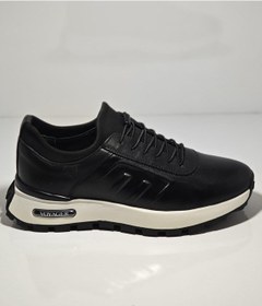 Resim Voyager M294-1 Siyah Erkek Günlük Deri Comfort Casual Ayakkabı Siyah 