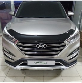 Resim Eurocap Hyundai Tucson Ön Kaput Koruma Rüzgarlık 3Mm Abs 2016-› 