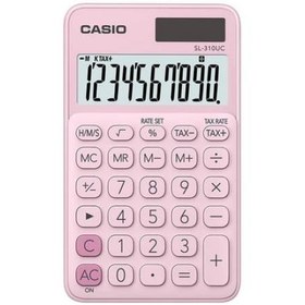 Resim Casio SL-310UC-PK Cep Tipi 10 Hane Pembe Hesap Makinesi 