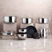 Resim Aryıldız Colombus 21 Parça Çelik Çeyiz Seti 