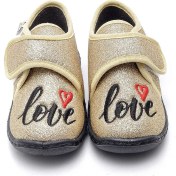 Resim Fi̇rst Step Gold Love Nakışlı Çocuk Panduf F-711 