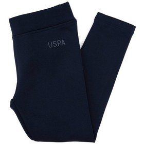 Resim U.S. Polo Assn. Kız Çocuk Lacivert Scuba Kumaş Şardonlu Tayt 50316867-VR033 