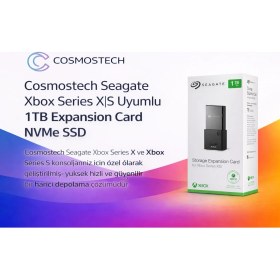 Resim Cosmostech Seagate 1tb Xbox Series X|s Expansion Card - Nvme SSD Harici Depolama Genişletme Kartı 