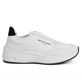 Resim Emporio Armani Asv Regenerated Leather Sneaker 