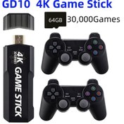 Resim Geeksen Gd10 Oyun Çubuğu Dahili 40000 Oyun 128 Gb 2.4g Kablosuz Kontrol Cihazı Hd Retro Video Oyun Konsolu 4k Hd Video Oyun Konsolu Oyun Konsolu 