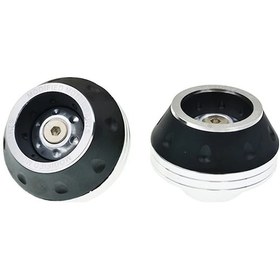 Resim Xuweiwei Silvery Universal Motorcycle Fork Frame Sliders Crash Protector Bobber Touring Dirt Bike 