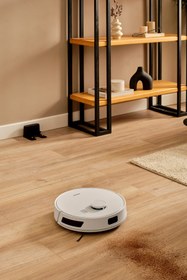 Resim Homend Alex Laser 1291H Moplu ve Haritalamalı Akıllı 5 Kpa Robot Süpürge Beyaz 