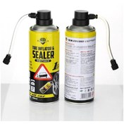 Resim MOTOLİNAS LASTİK PATLAK TAMİR SPREYİ + HAVA VE KÖPÜK 450 Ml - Universal 